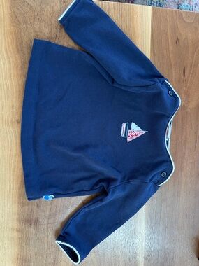 Gymboree Navy Long-Sleeve Top with Sailboat Patch